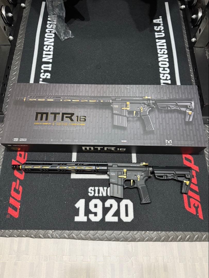 MTR16 ガスガン 黒・金　ゴールドエディション　Gエディション極美品 TOKYO MARUI（東京マルイ） MTR16 Gエディション ゴールドマッチ ガス