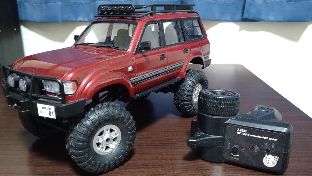 WPL RTR スケールクローラー C34ベース ランクル80 1/16