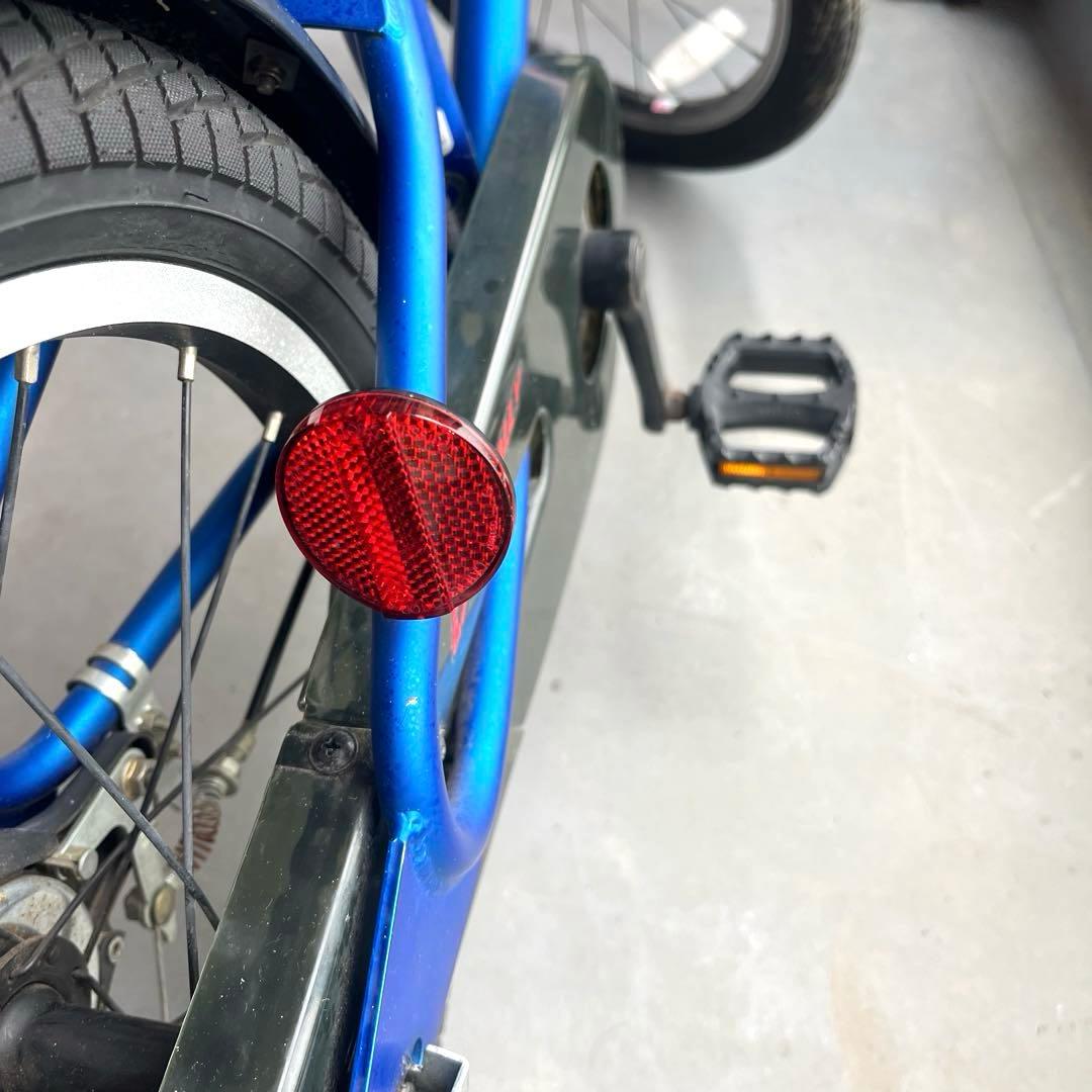 【引取り限定】子供用自転車 BMXスタイル 18インチ 補助輪・ヘルメット付き