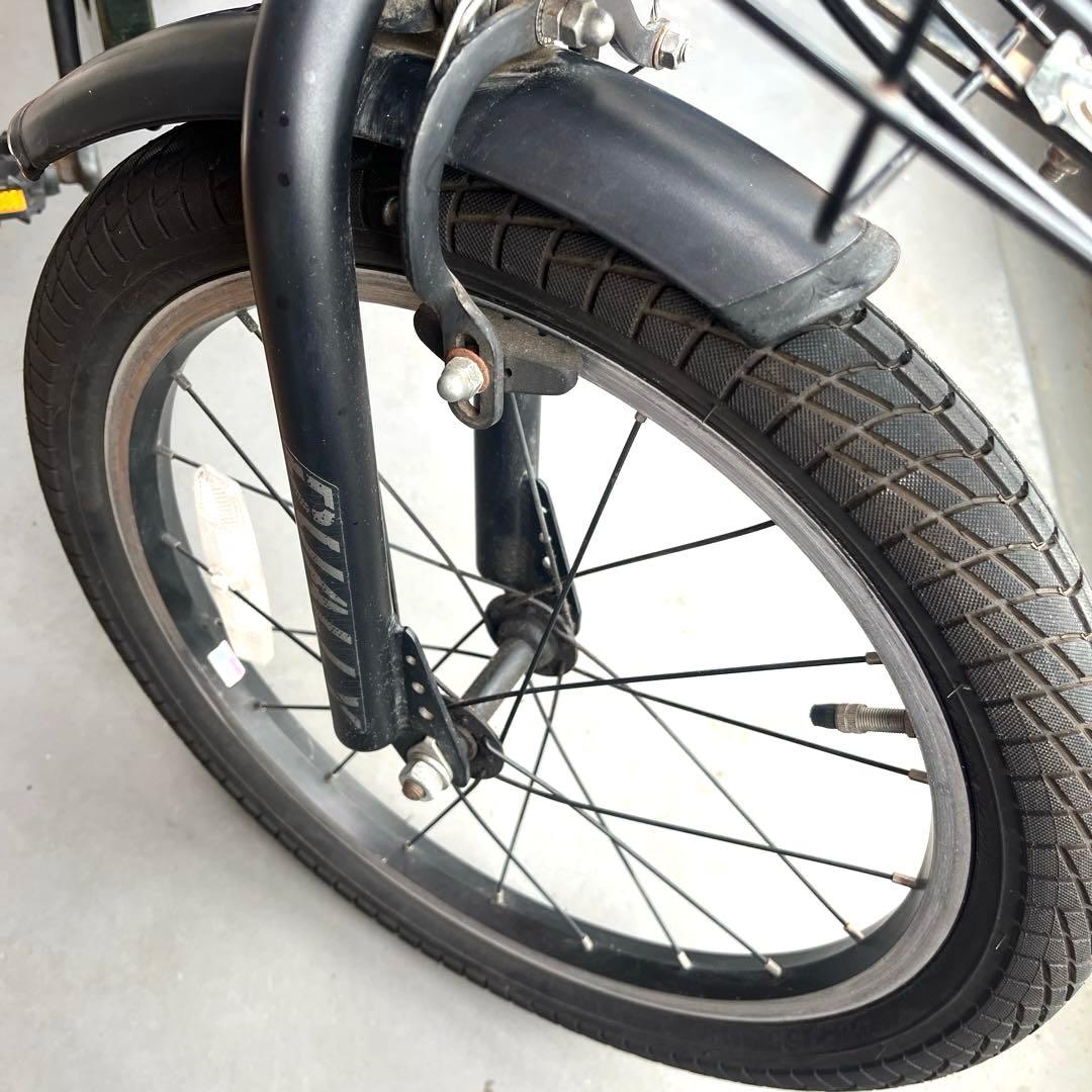 【引取り限定】子供用自転車 BMXスタイル 18インチ 補助輪・ヘルメット付き