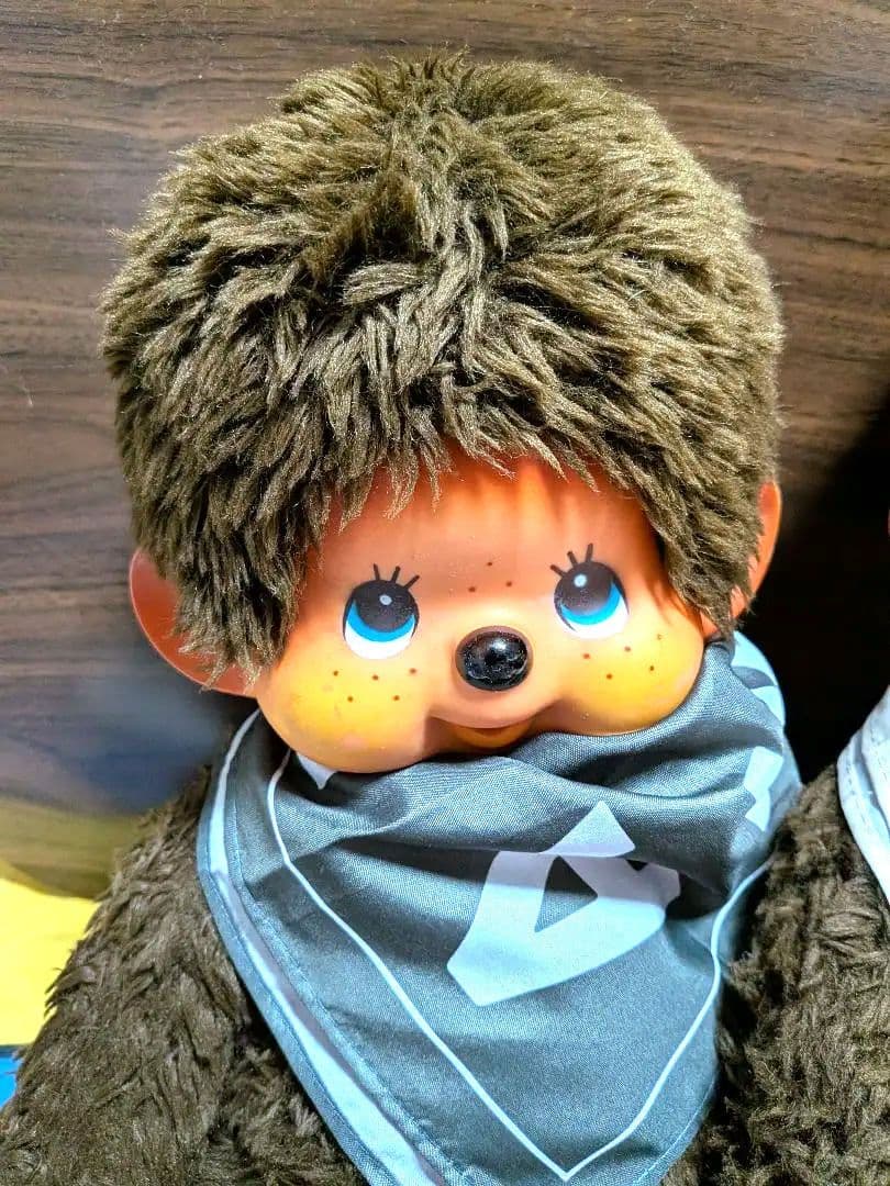 初代双子のモンチッチLサイズ2体 約45㌢ 青い目 昭和レトロ