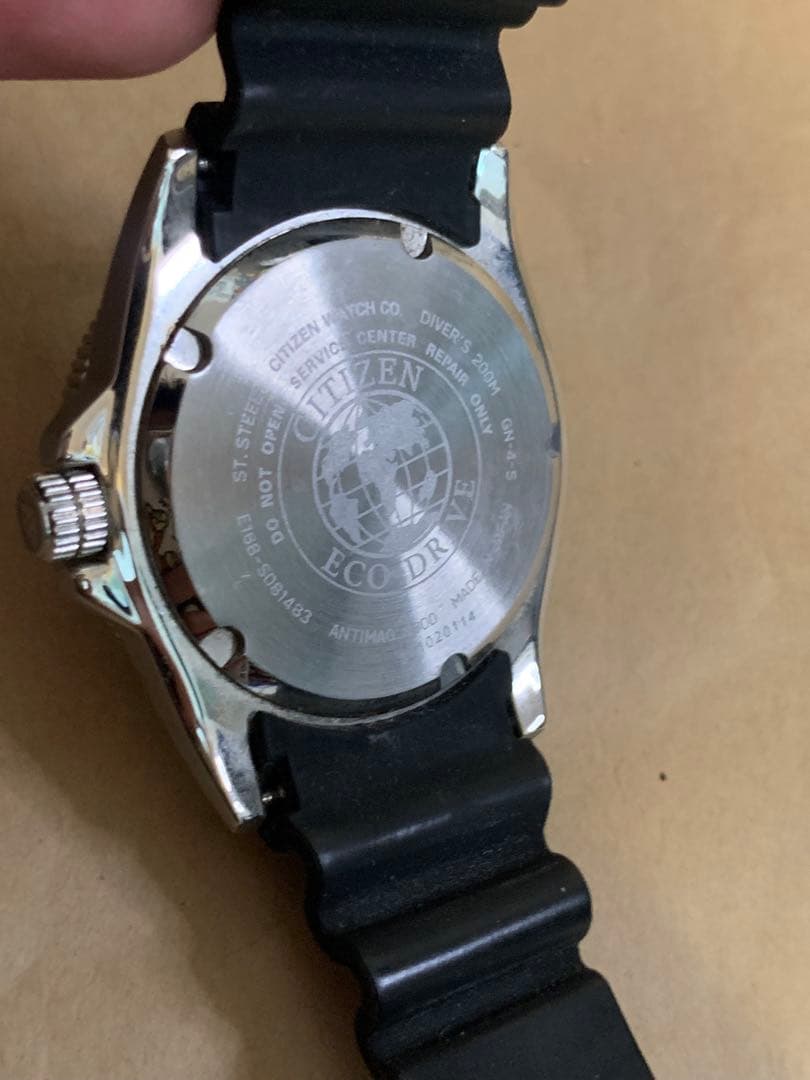 時計 CITIZEN e168-s081483 DIVERS ECO-DRIVE