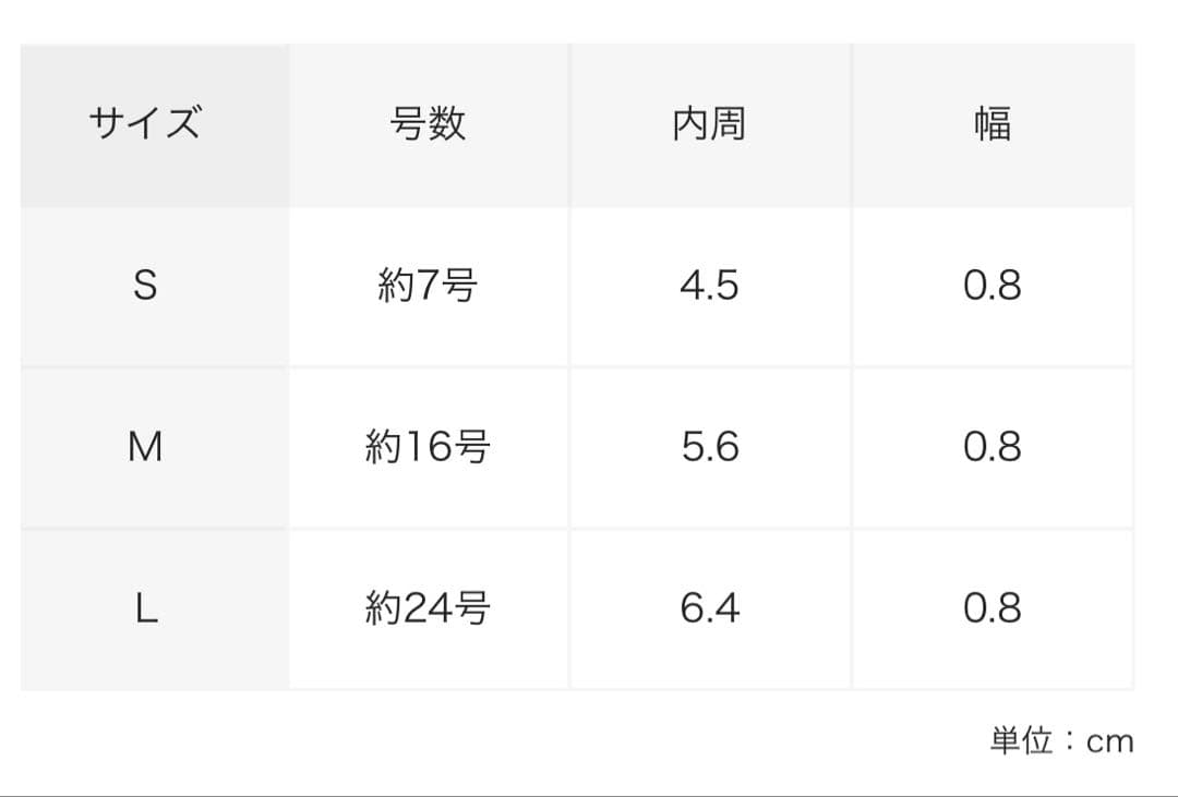 【極美品・箱付き】LAVER 3 LINK RING サイズS