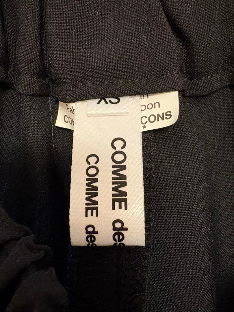 コムデギャルソンコムデギャルソン　プリーツパンツ　ガウチョパンツ