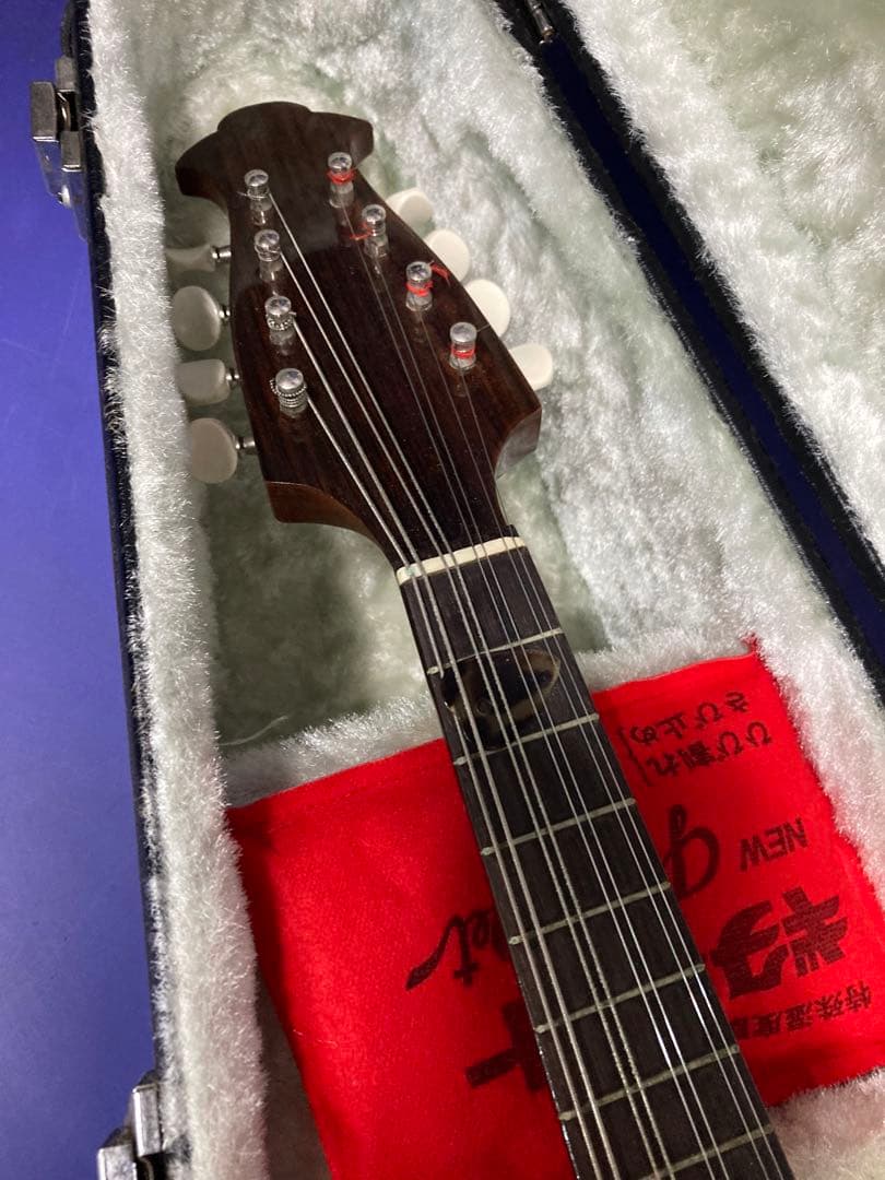 I）美品 落合忠男 手工 マンドリン Ｍ４ 2001年 ハードケース付