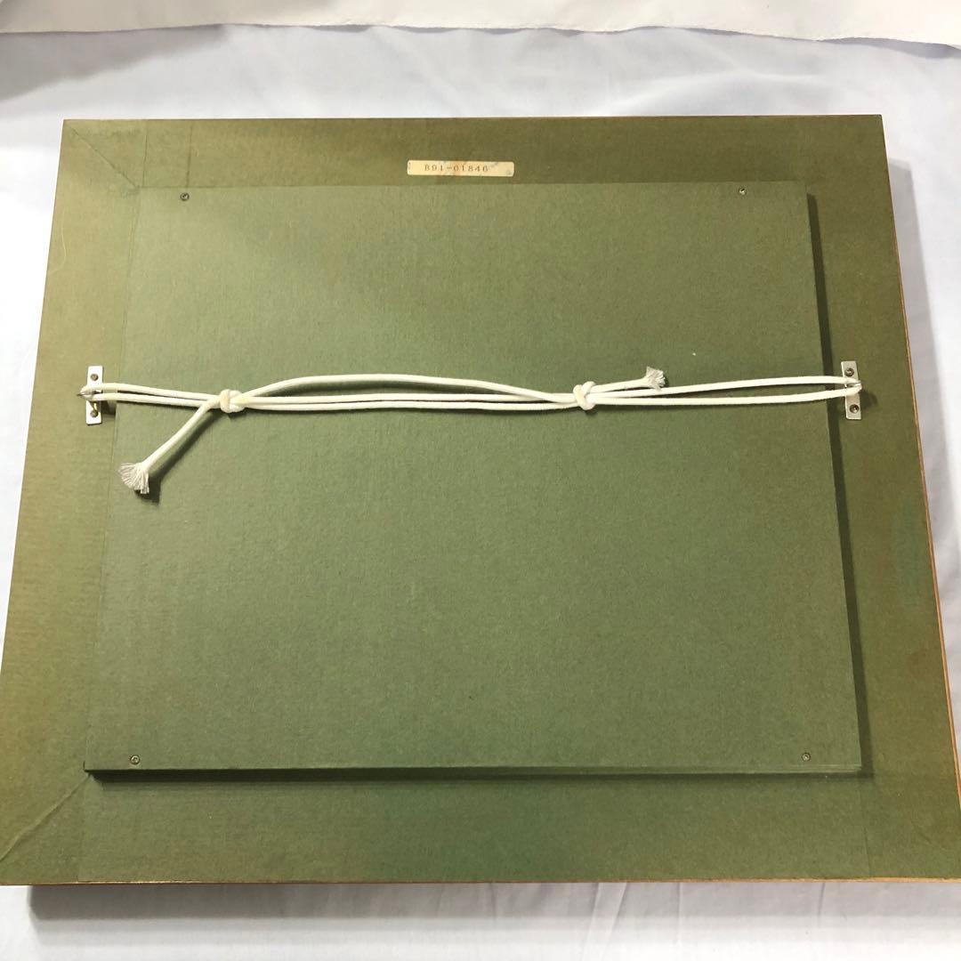 折橋真理子 ばら 油絵 直筆サイン