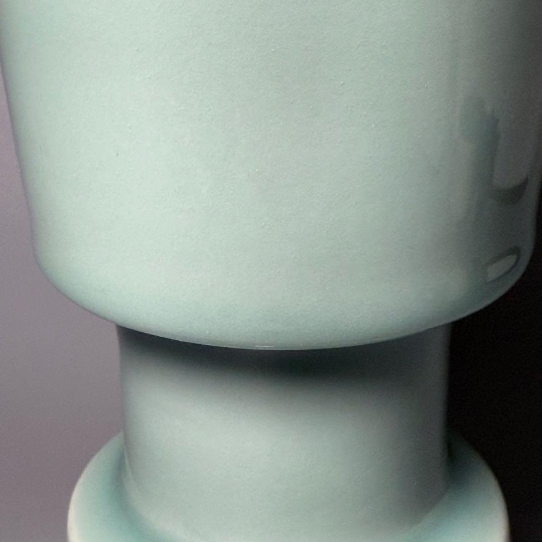 盛期 鍋島青磁杵形花池 二重共箱 有名蒐集家 旧蔵 図録掲載品！ 本物