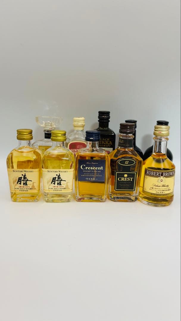 未開栓 ウイスキー サントリー 他 まとめ売り 33本 ミニボトルの通販は