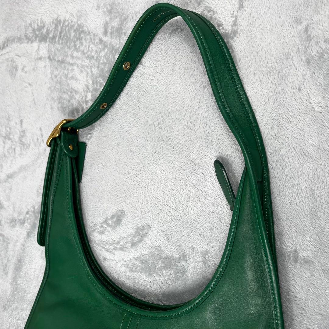 Coach エルゴ33 ショルダーバッグ グラブタンレザー C2264 グリーン
