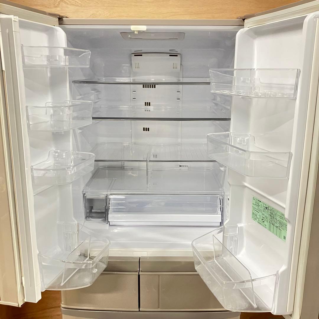 一都三県限定 配送設置無料 冷蔵庫 6ドア HITACHI 日立 2018年製