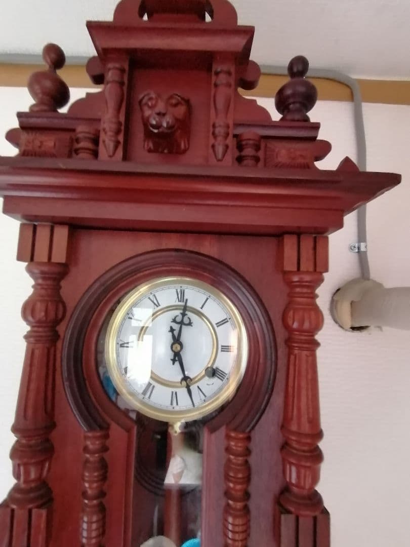 クラシック木製振り子時計