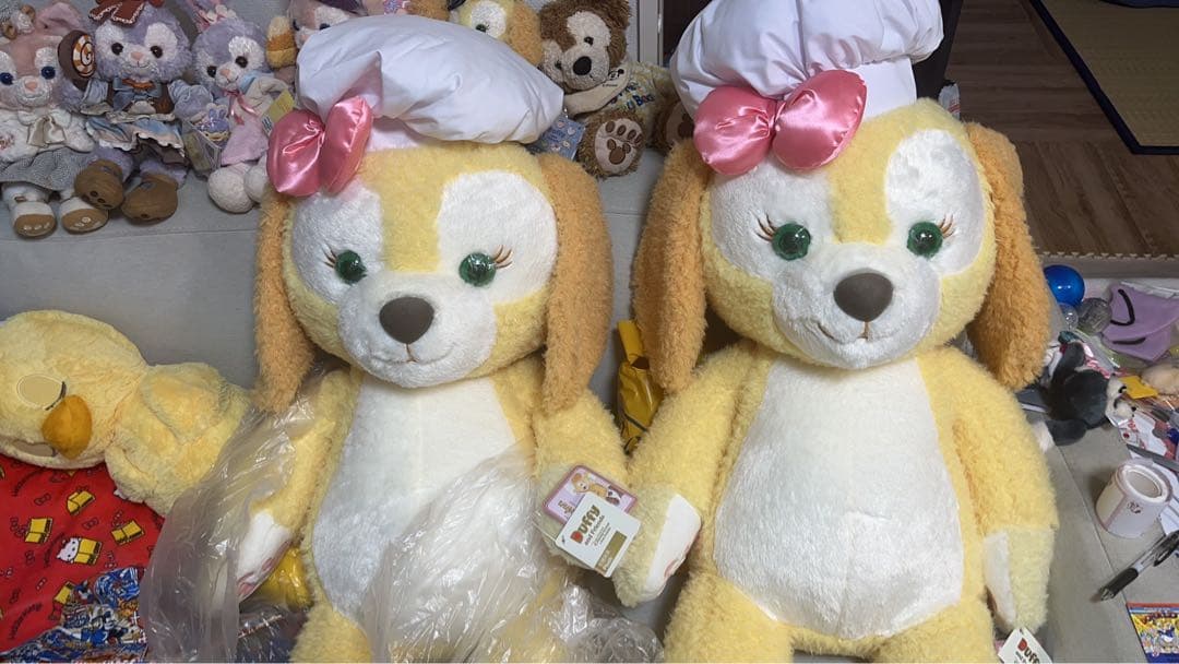 上海ディズニー限定　クッキーアン　ぬいぐるみＬサイズ