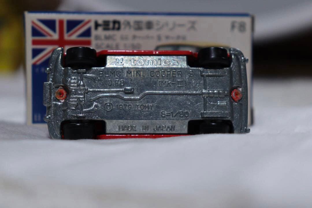 日本製　トミカ　外国車シリーズ　BLMC ミニ　クーパー　マークIII F8