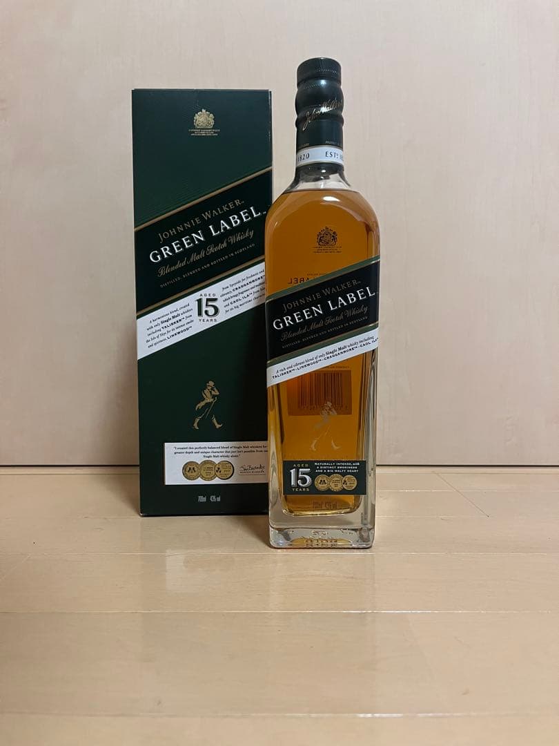 ジョニーウォーカー グリーンラベル 15年 750ml - メルカリ