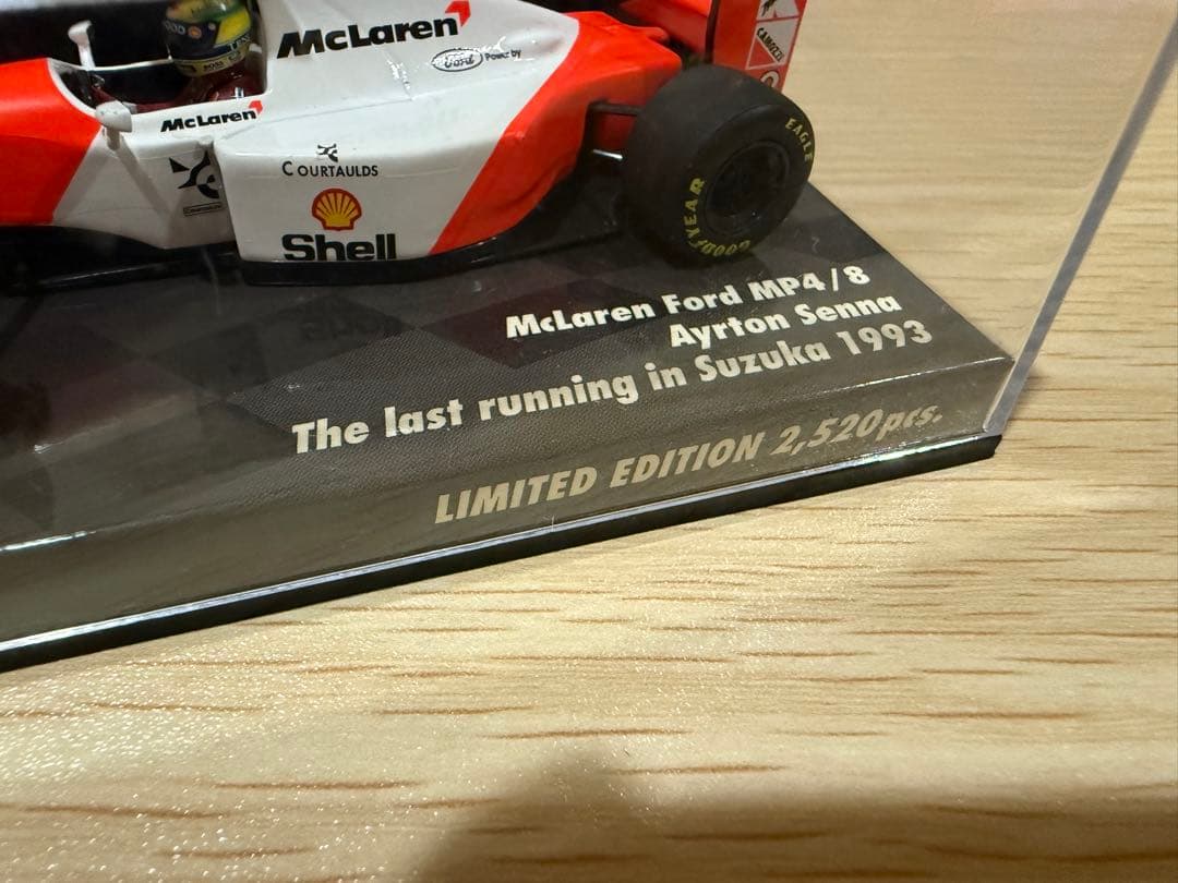 【鈴鹿レジェンド】ミニチャンプス F1 マクラーレン MP4/8 セナ