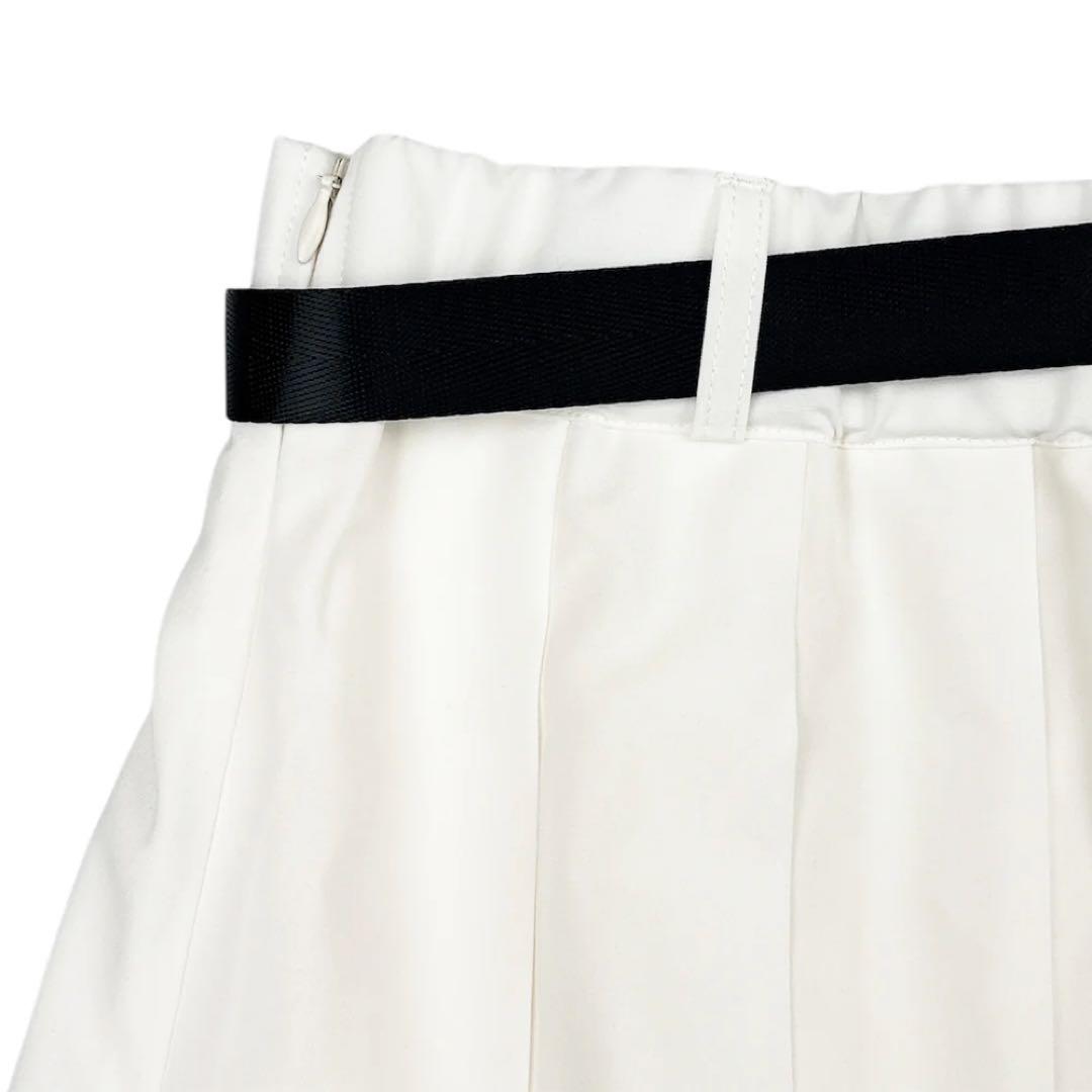 キャプテンズへルムゴルフ Cph/Golf プリーツスカート 白 ゴルフウェア