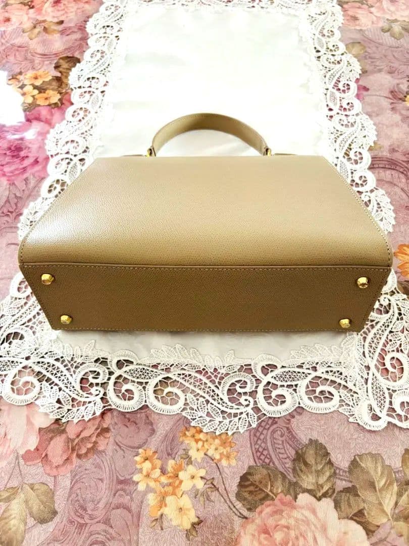 カルボッティ　エレナ　ELENA 2way レザー　ベージュ系　中古品　美品