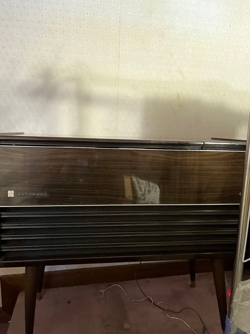 アンティークステレオナショナル 昭和レトロ 可動テスト済み