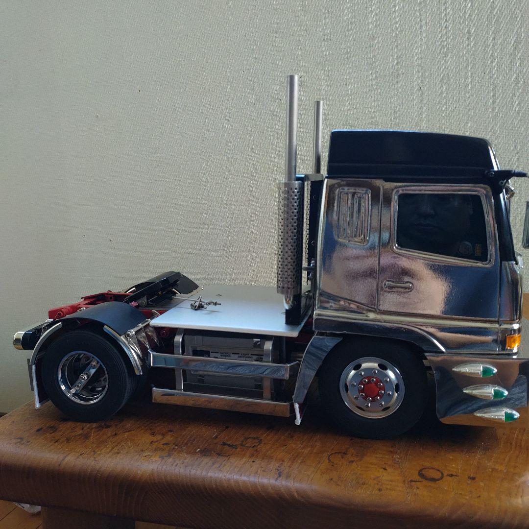 タミヤ1/14トレーラーヘッドデコトラムネトラキャビン - メルカリ