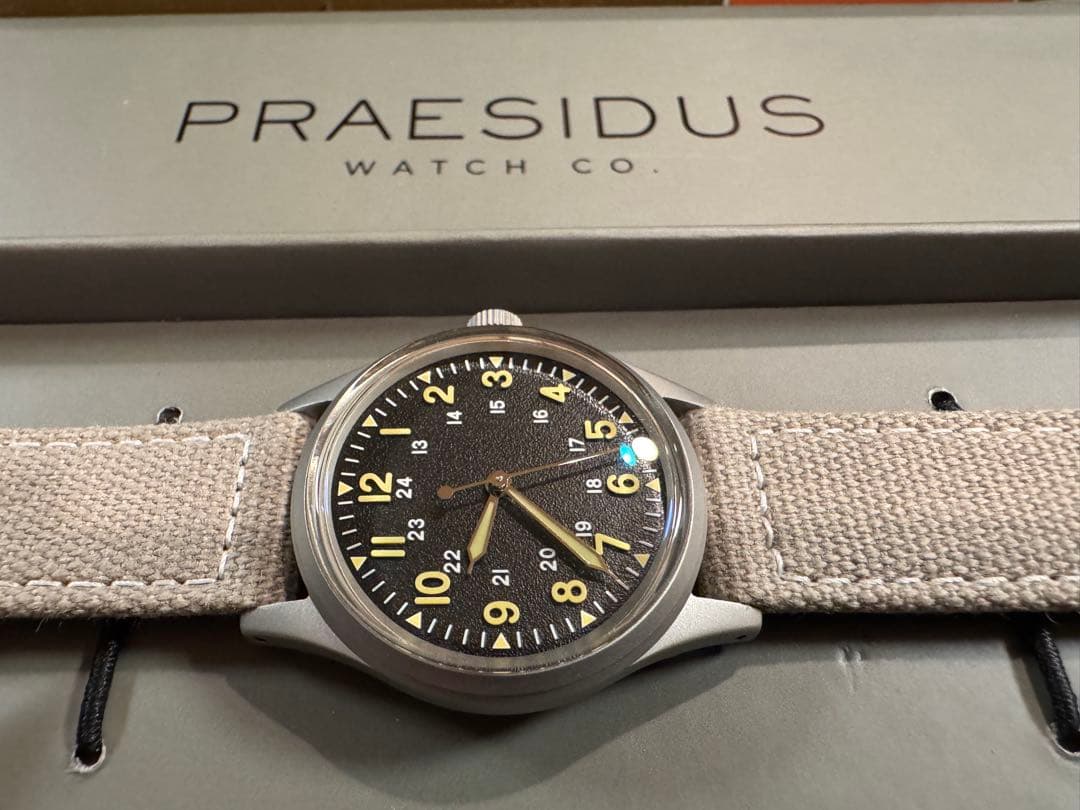 PRAESIDUS プレジダス　ジャングルフィールド　34mm 試着のみ