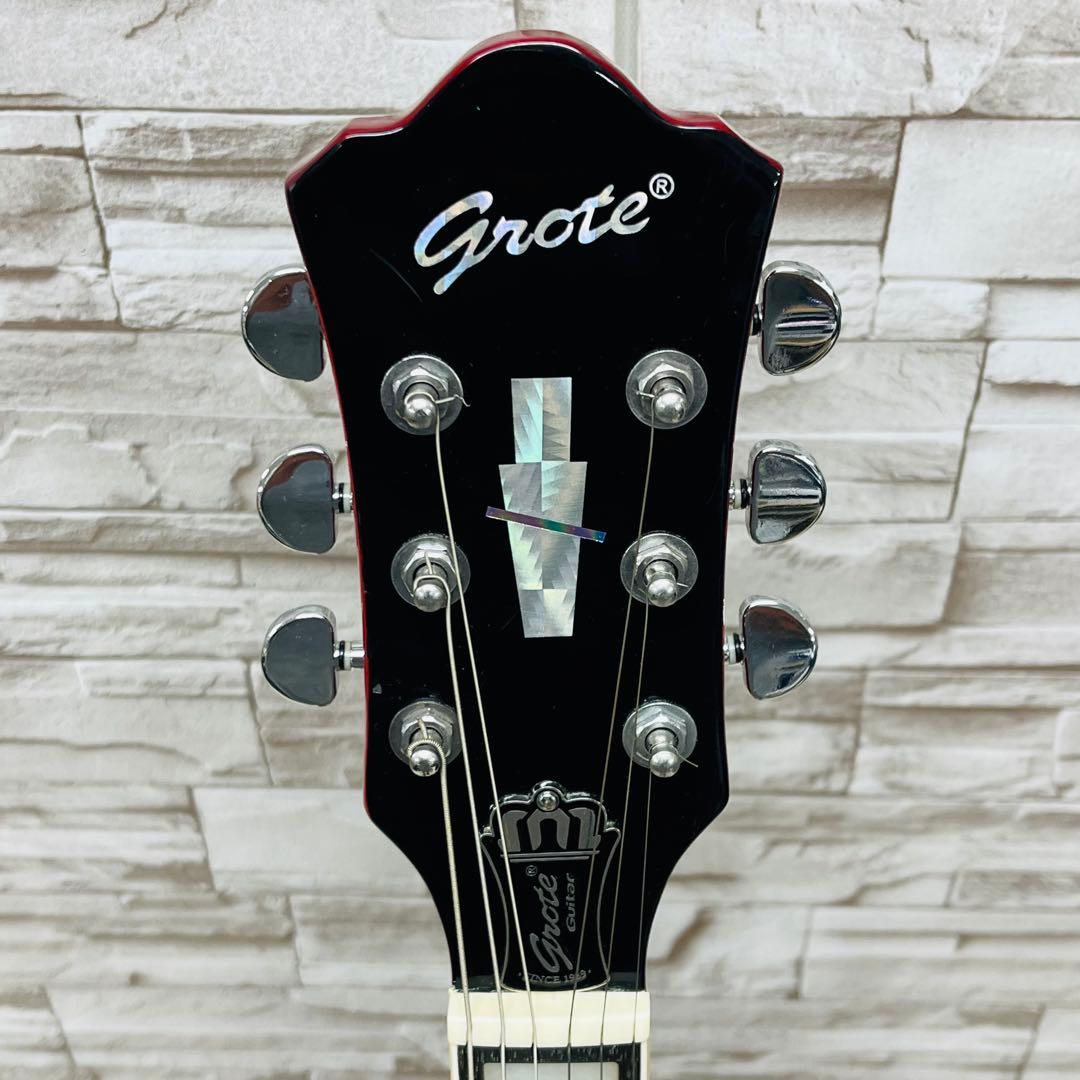 美品 Grote グロート セミホロウボディエレキギター セミアコ - ギター