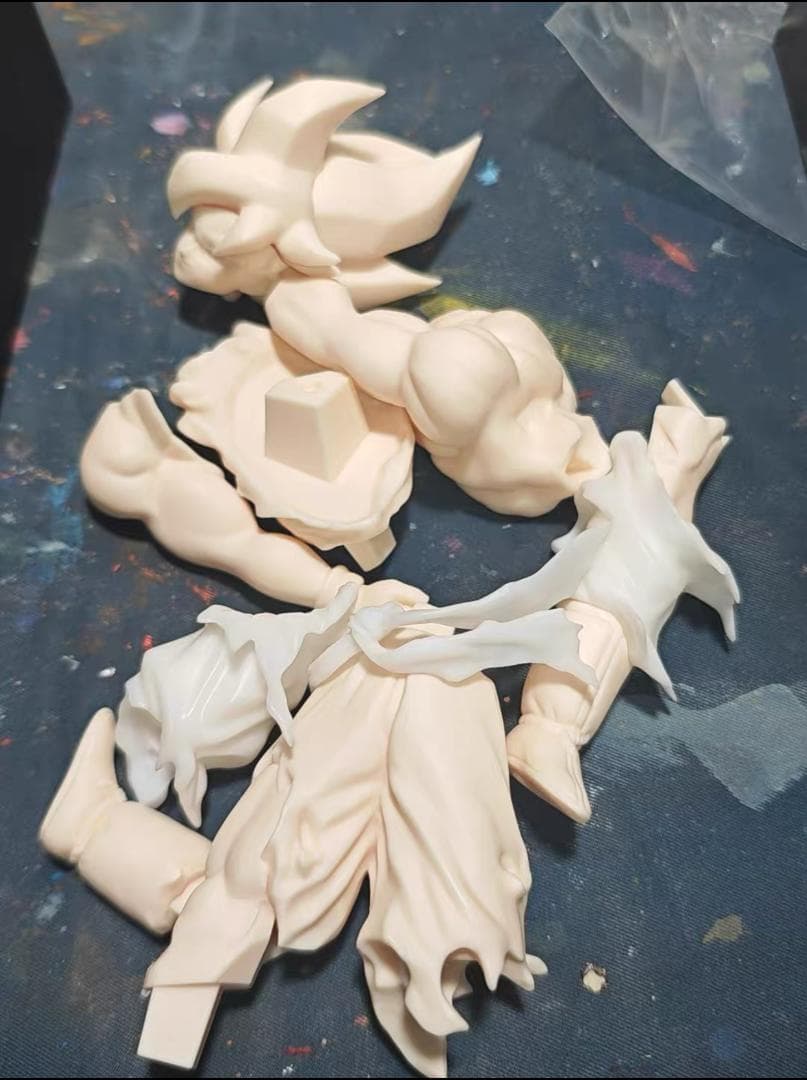 ドラゴンボール 伝説の超サイヤ人 、空しい決着 未塗装 樹脂