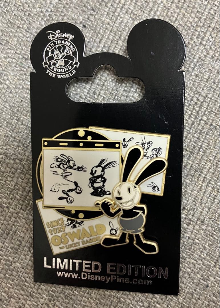 レア 限定 ディズニー ピンバッジ オズワルド - メルカリ