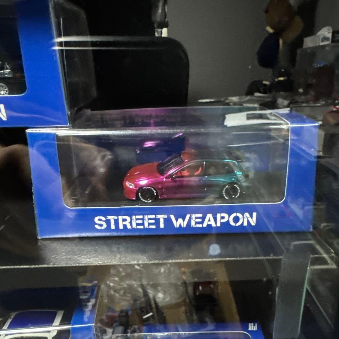 1/64 Street Weapon ホンダ シビック EG6 六台セット
