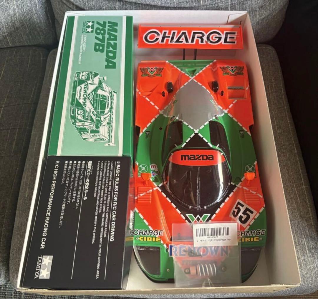 タミヤ マツダ 787B ラジコン 電動RCカー 未走行 メカ付き