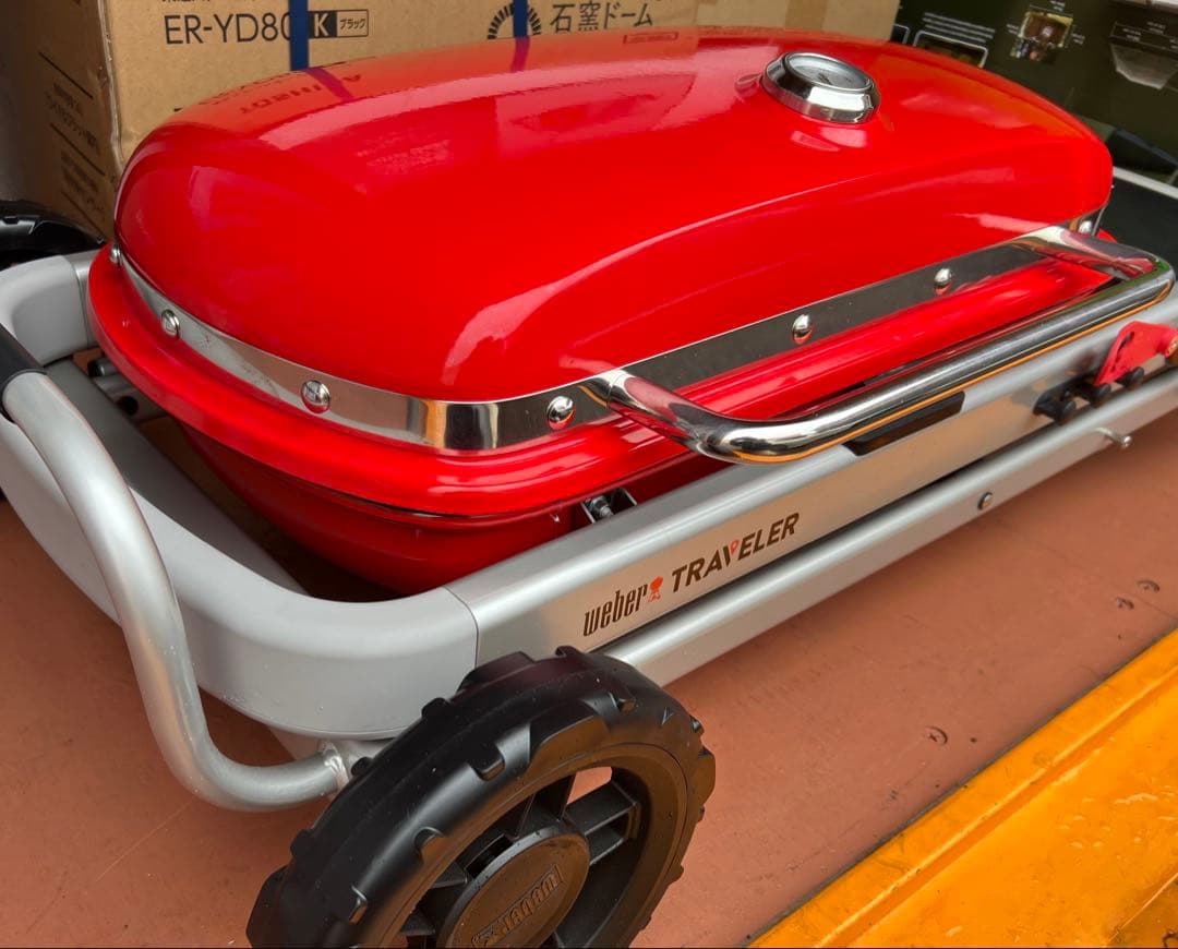 【未使用】Weber Traveler トラベラーガスグリル バーベキューコンロ