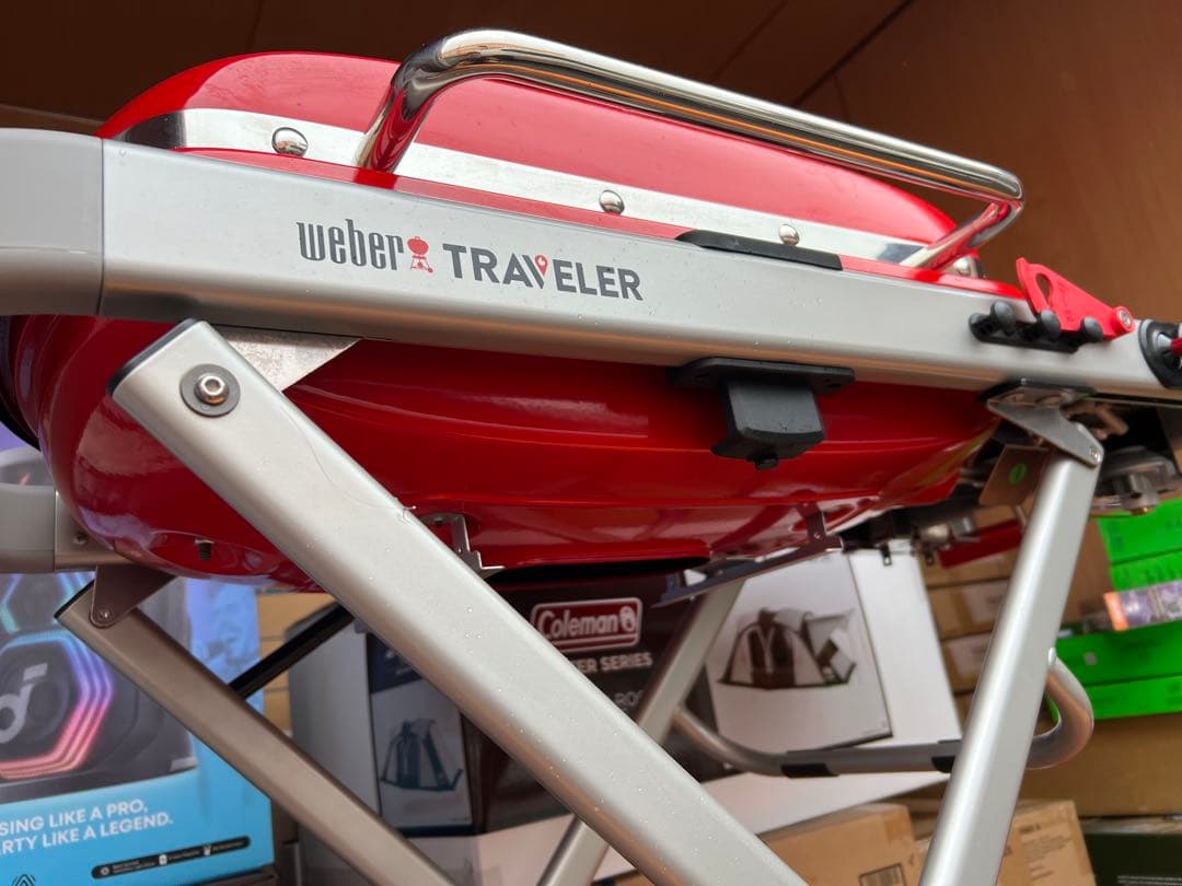 【未使用】Weber Traveler トラベラーガスグリル バーベキューコンロ