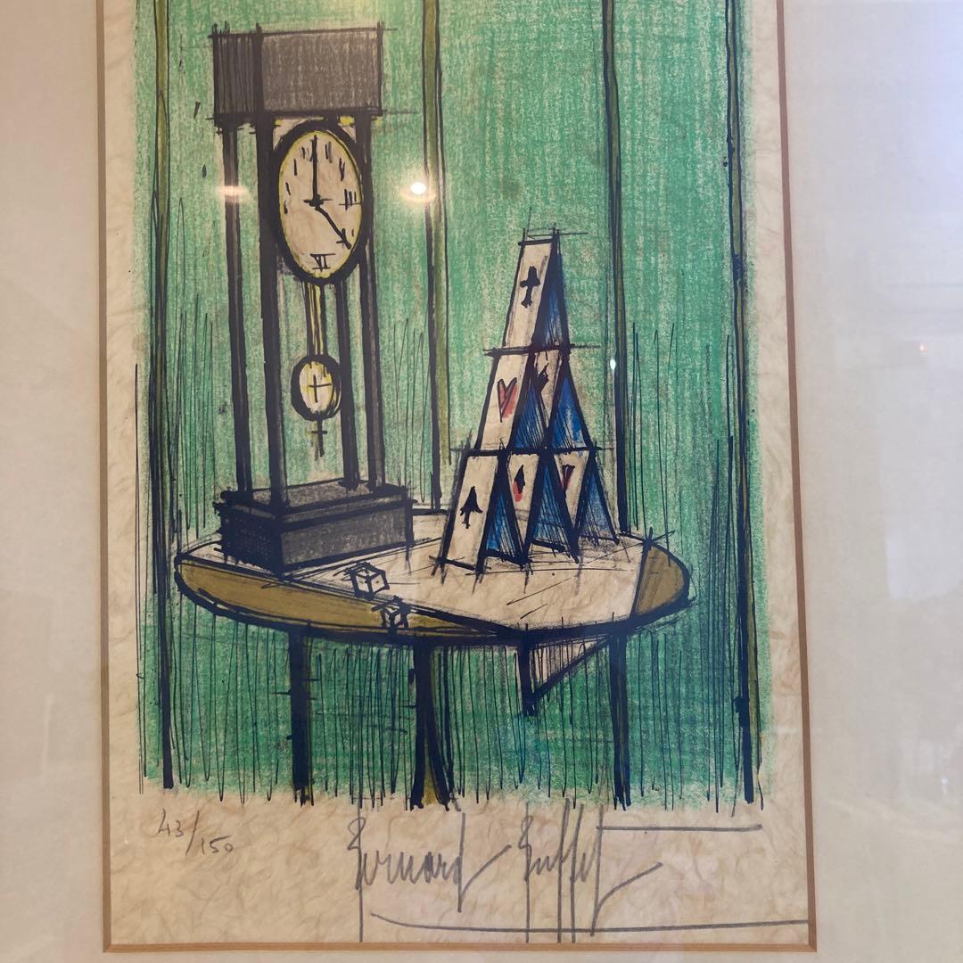 ビュッフェ直筆サイン！！20世紀最後の天才ベルナールビュッフェ版画