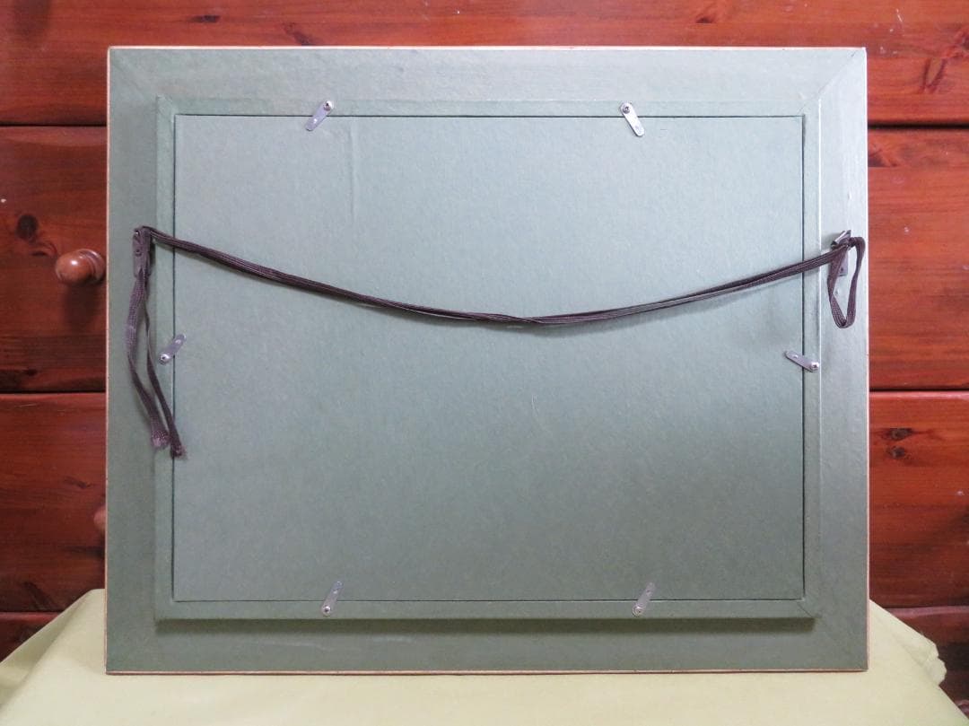 福留章太　「祭り」　油彩　F4号　国画会　国画奨学賞・褒状受賞　鳥取県