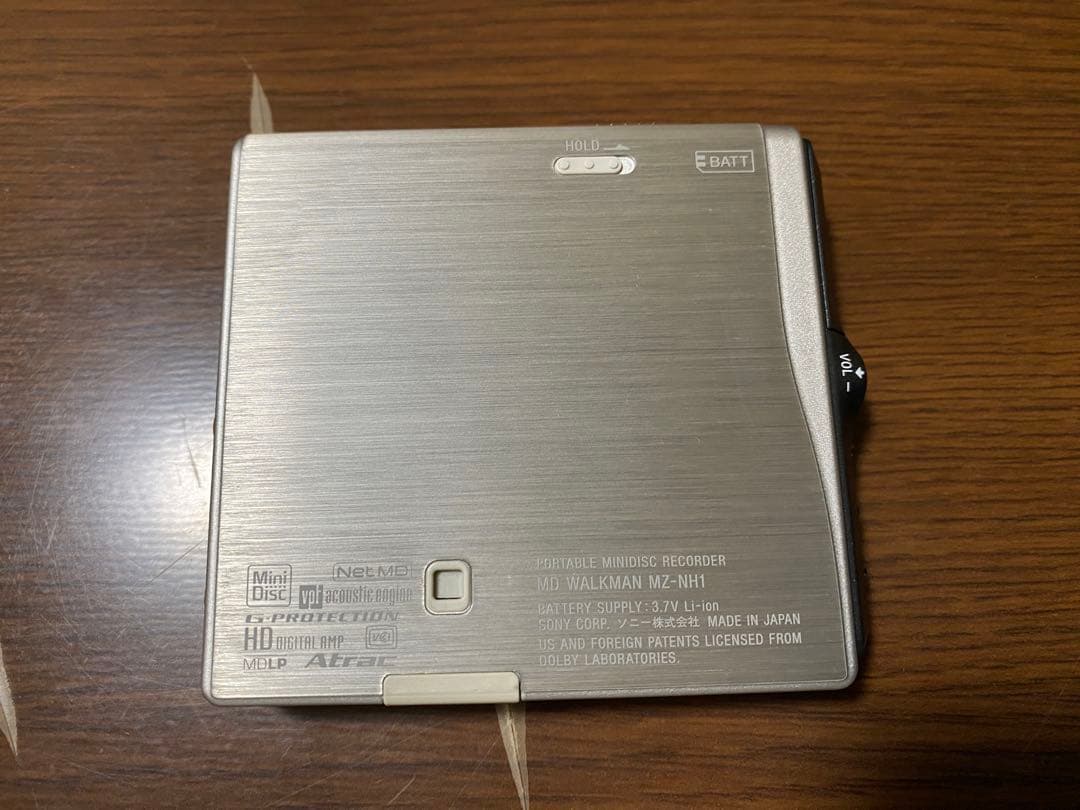 SONY MZ-NH1 Hi-MDウォークマン 再生確認済み
