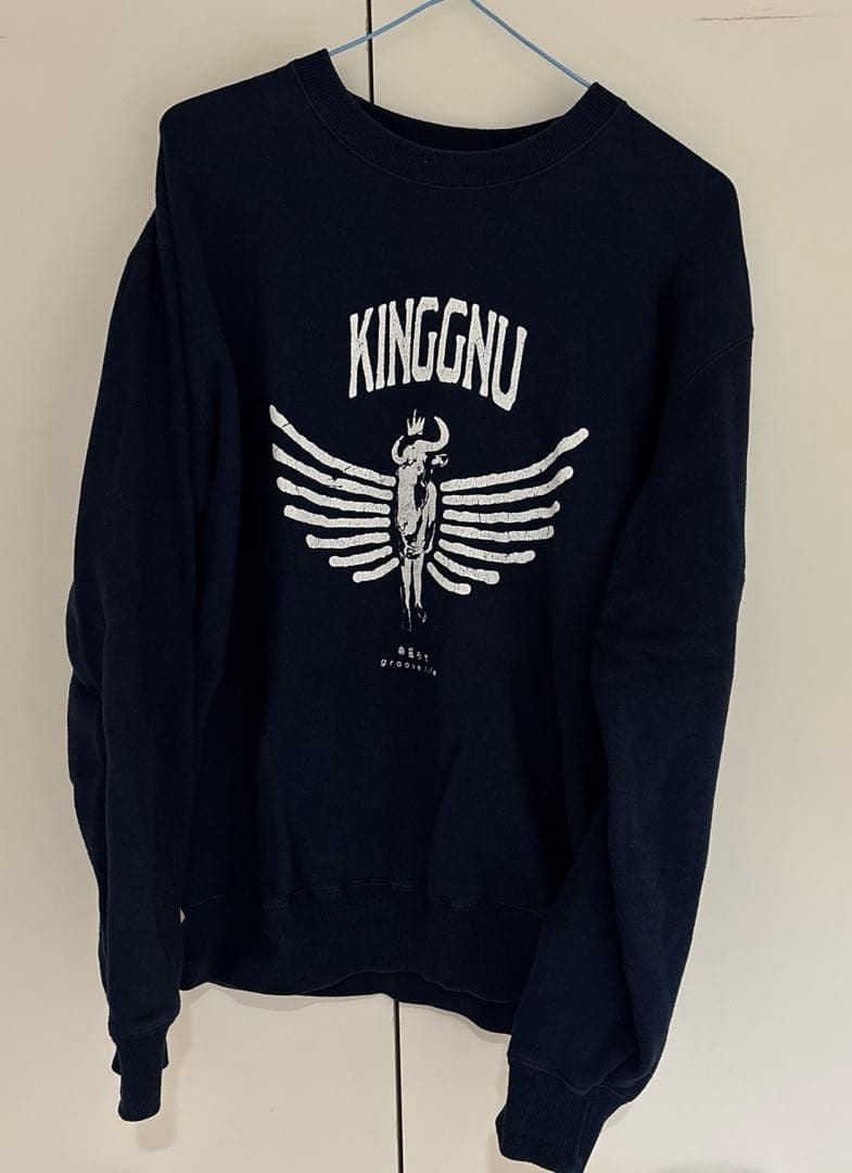 King Gnuスウェット ネイビー(Lサイズ) King Gnu FLYING GNU SWEAT