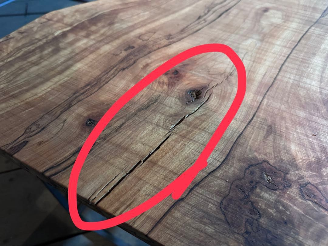 最終価格！早い者勝ち！】栃 トチ 一枚板テーブル 店舗什器 ディスプレイ