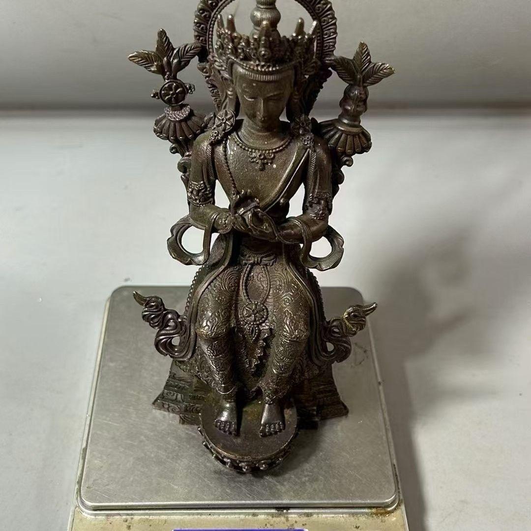 銅細工 仏像 仏堂 工芸品 菩薩 装飾品 工芸品 美術品 置物