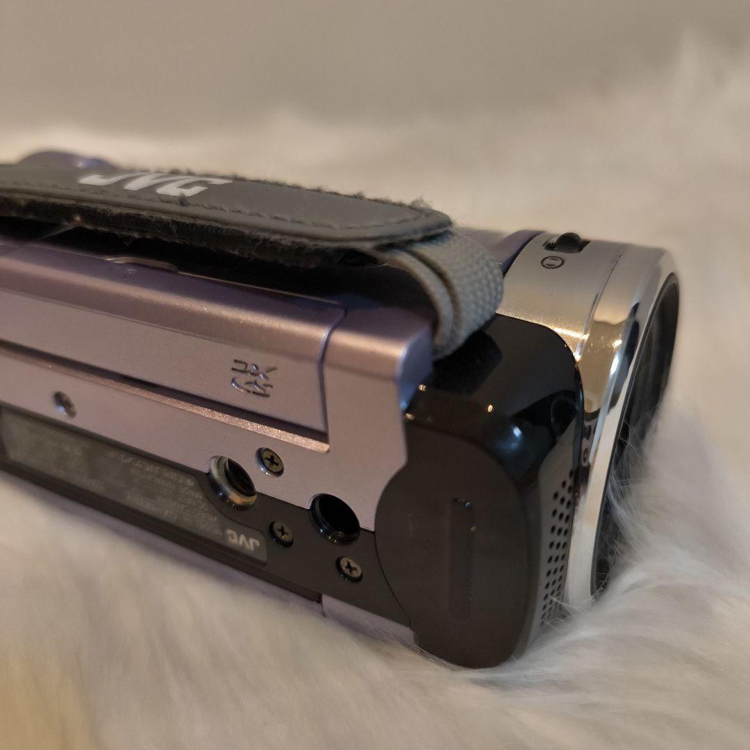 美品 JVC ビデオカメラ Everio GZ-HM33-V バイオレット