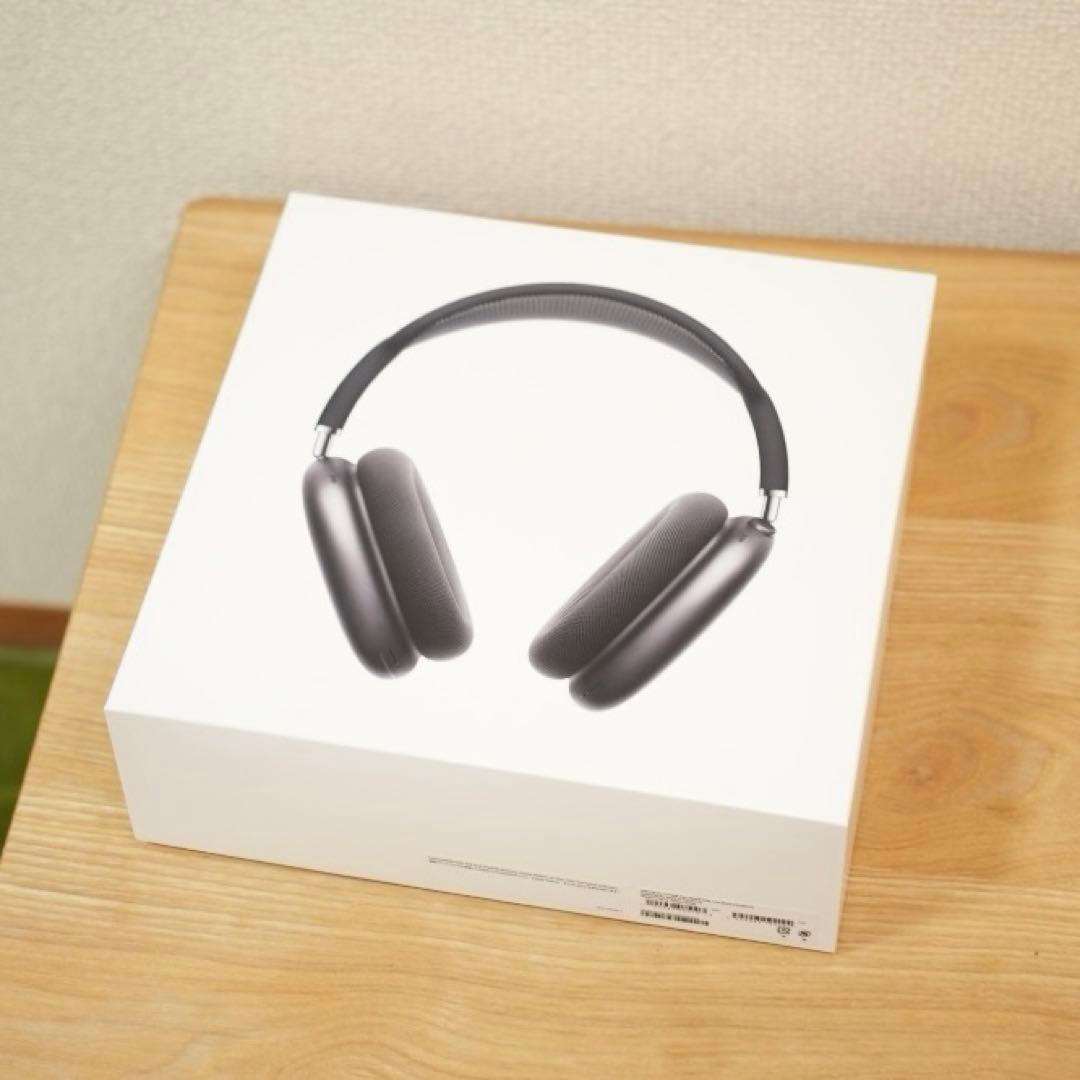 本体】 AirPods MAX 箱付き スペースグレー【シリアルコード画像有