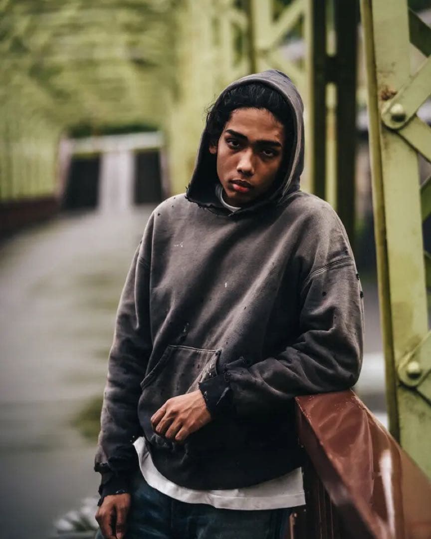 SAINT セントマイケル 25AW ベルベルジン コラボ パーカー 黒 L