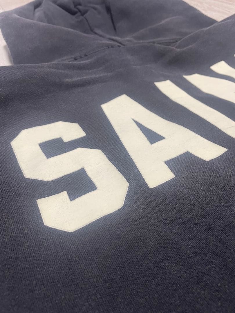 SAINT セントマイケル 25AW ベルベルジン コラボ パーカー 黒 L