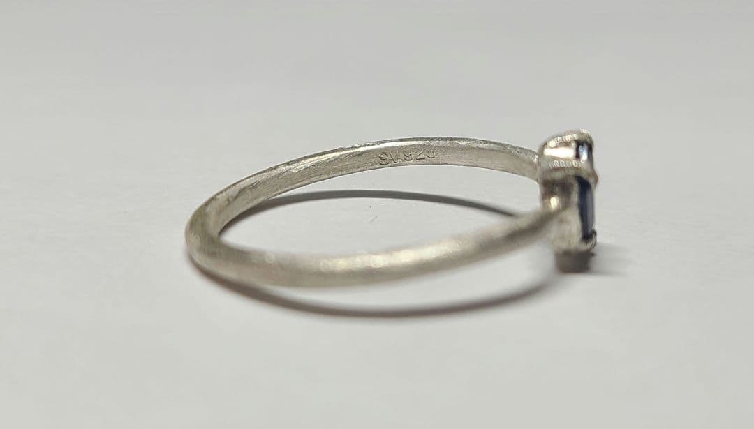 えむえす様専用☆スリランカ産ブルーサファイア☆リングオーダー