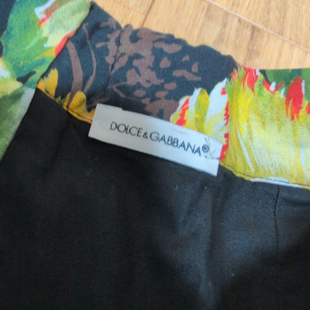 DOLCE&GABBANA 花柄 フリル スカート