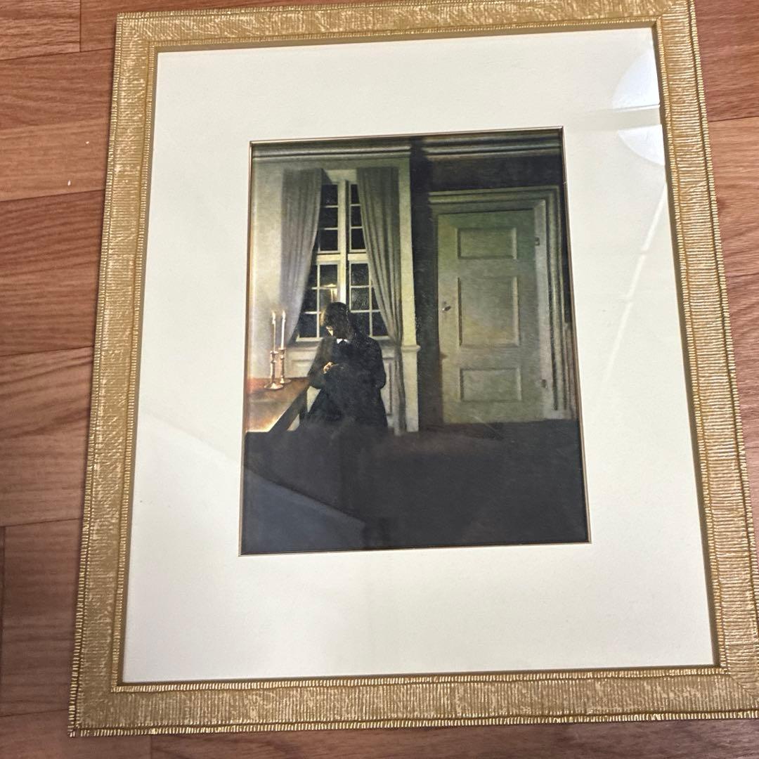 ヴィルヘルム ・ハンマースホイ　収集家　複製画