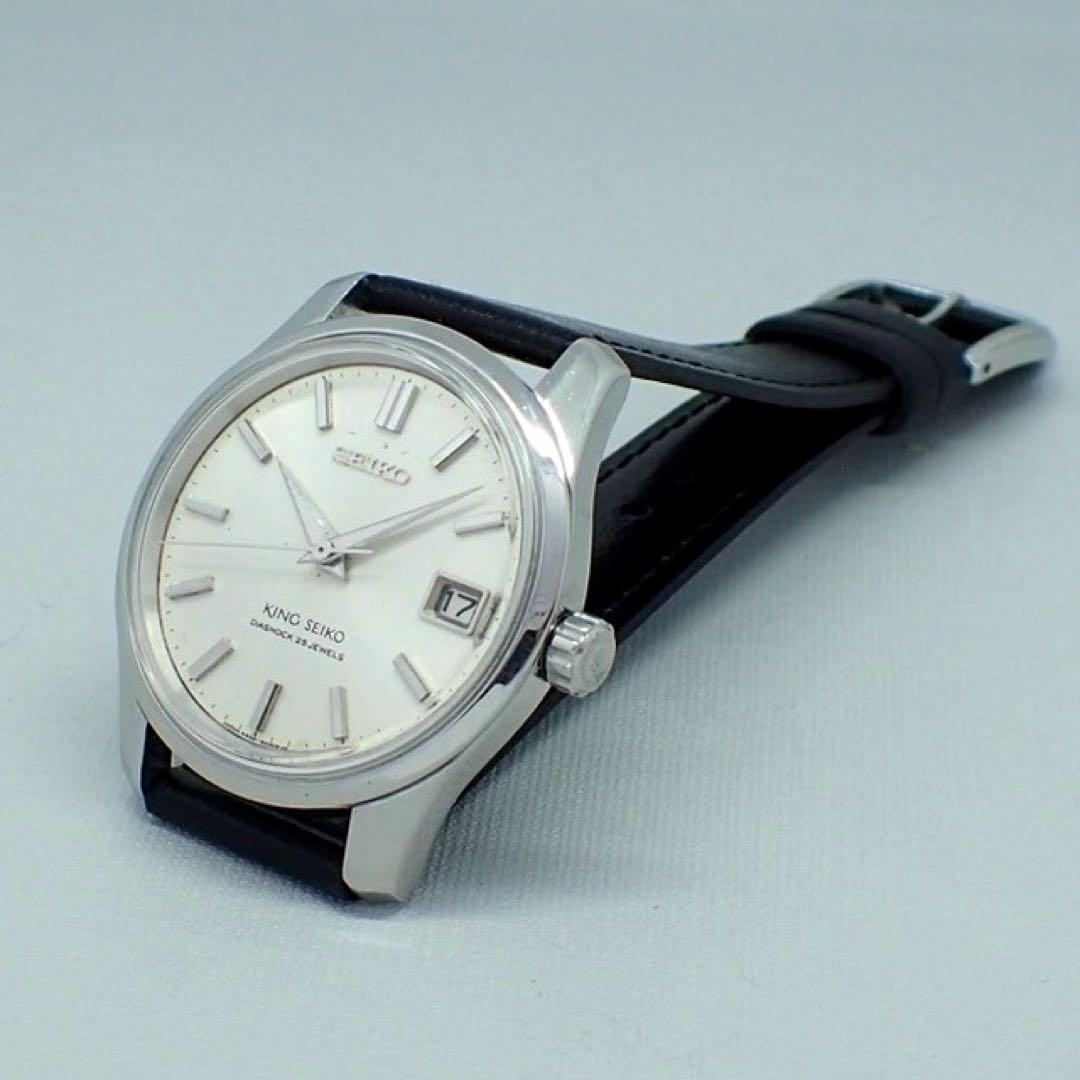 【稼働品OH済】キングセイコー25石メダリオン4402-8000前期型手巻腕時計