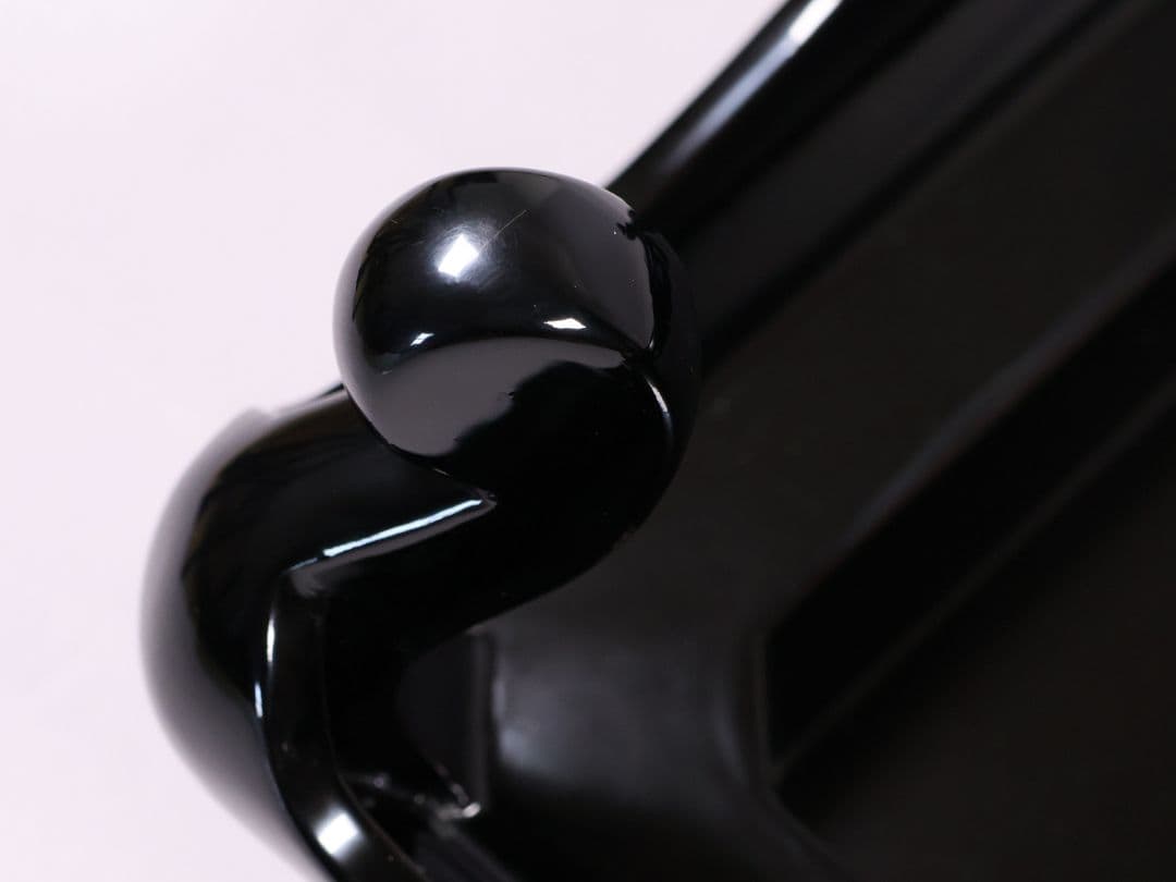 輪島塗 若島量平 青貝梨子地 花台 57×36cm 共箱 木製 平卓【