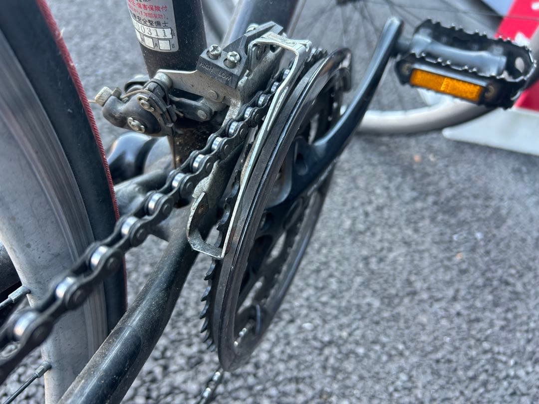 手渡し限定】Precision クロスバイク Sports ブラック ポンプ付