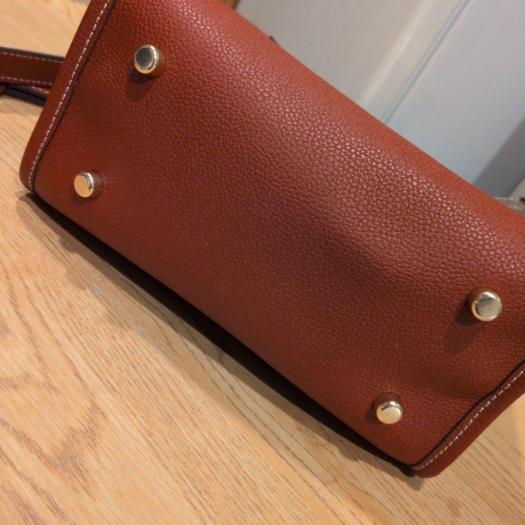 【美品】コーチスヌーピコラボデンプシートート22・シグネチャー キャンバスバッグ