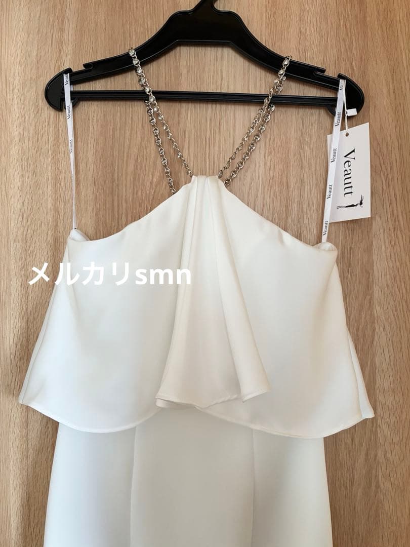 新品　veautt ドレス XS ホワイト　シュガー　イルマ