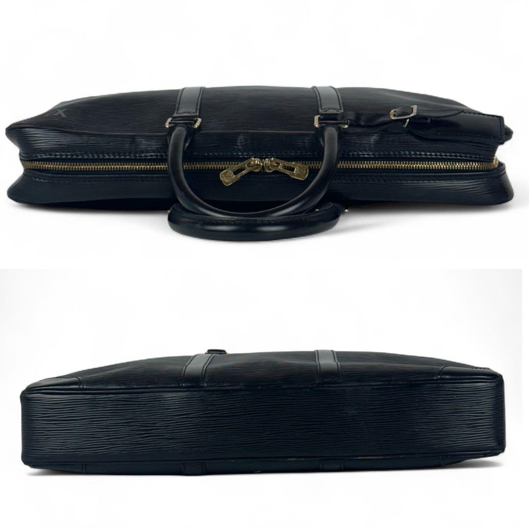 【美品】ルイヴィトン ビジネスバッグ ブリーフケース 営業鞄 エピ ブラック